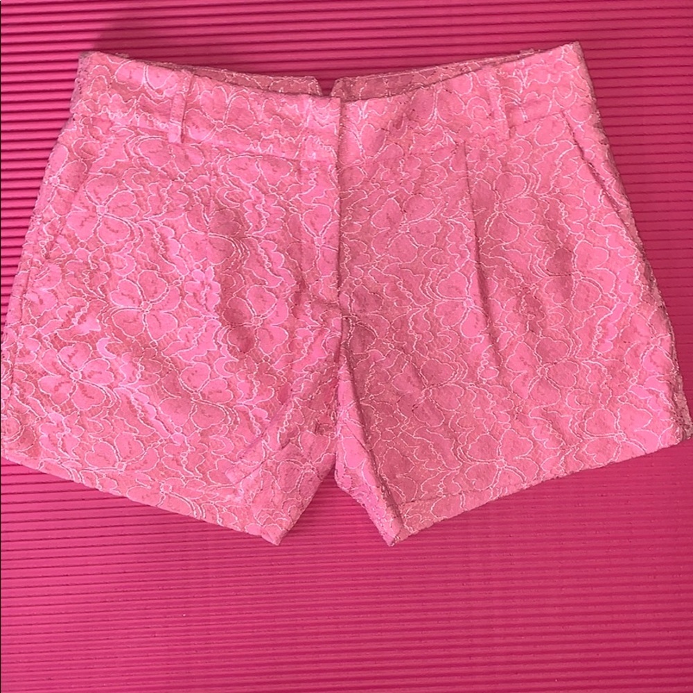 NWT BCBG Pink Lace Shorts
